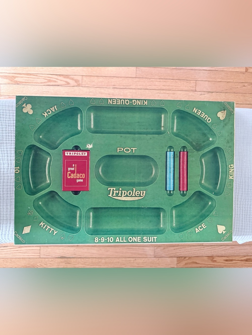 Vintage 1968 Cadaco Tripoley Special Edition No. 300 - 100% Complete Set